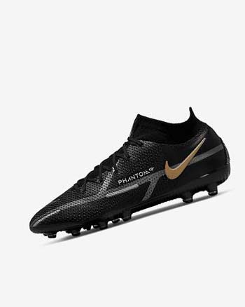 Nike Phantom GT2 Dynamic Fit Elite AG-Pro Negros Metal Dorados Metal Plateados Metal Grises Oscuro | MX 2804